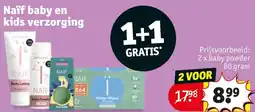 Kruidvat Naif baby en kids verzorging aanbieding
