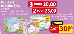 Kruidvat Kruidvat babydoekjes aanbieding