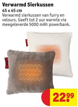 Kruidvat Verwarmd Sierkussen aanbieding