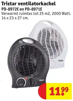 Kruidvat Tristar ventilatorkachel aanbieding