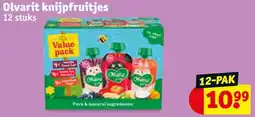 Kruidvat Olvarit knijpfruitjes aanbieding