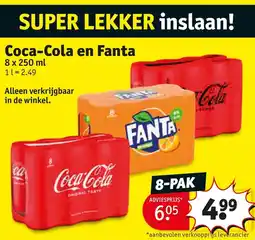 Kruidvat Coca-Cola en Fanta aanbieding