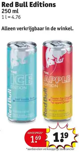 Kruidvat Red Bull Editions aanbieding
