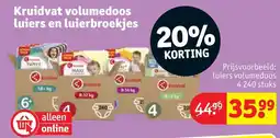 Kruidvat Kruidvat volumedooos luiers en luierbroekjes aanbieding