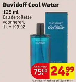 Kruidvat Davidoff Cool Water aanbieding