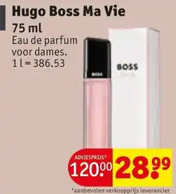 Kruidvat Hugo Boss Ma Vie aanbieding