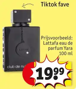 Kruidvat Lattafa eau de parfum Yara aanbieding
