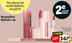 Kruidvat Maybelline lipmake-up aanbieding