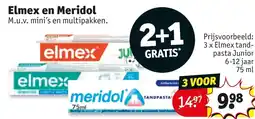Kruidvat Elmex en Meridol aanbieding