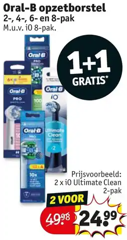 Kruidvat Oral-B opzetborstel aanbieding