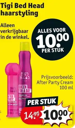 Kruidvat Tigi Bed Head haarstyling aanbieding