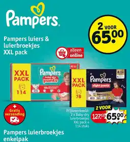 Kruidvat Pampers luierbroekjes aanbieding