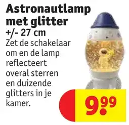 Kruidvat Astronautlamp met glitter aanbieding