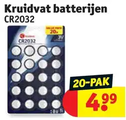 Kruidvat Kruidvat batterijen CR2032 aanbieding