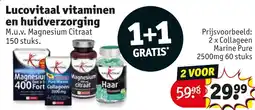 Kruidvat Lucovitaal vitamines en huidverzorging aanbieding