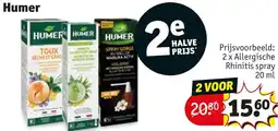 Kruidvat Humer Allergische Rhinitis spray aanbieding