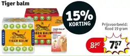 Kruidvat Tiger balm aanbieding