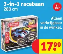 Kruidvat 3-in-1 racebaan aanbieding
