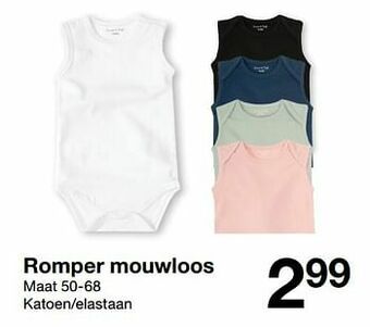 Zeeman Romper mouwloos aanbieding