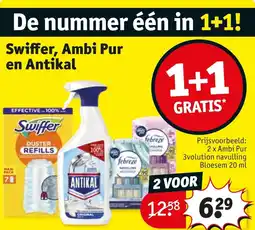 Kruidvat Swiffer, Ambi Pur en Antikal aanbieding