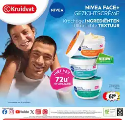 Kruidvat Nivea face+ gezichtscrème aanbieding