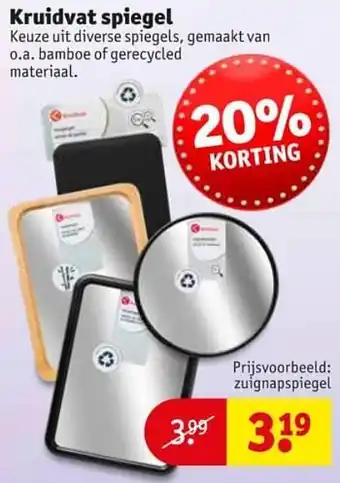 Kruidvat kruidvat spiegel Zuignapspiegel aanbieding