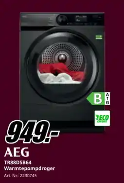 MediaMarkt AEG Warmtepompdoerger aanbieding