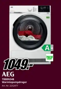 MediaMarkt AEG Warmtepompdroger aanbieding