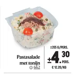 Buurtslagers Pastasalade met tonijn aanbieding