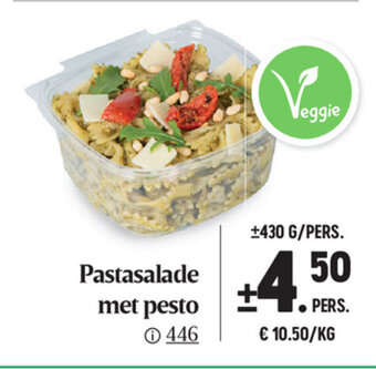 Buurtslagers Pastasalade met pesto aanbieding