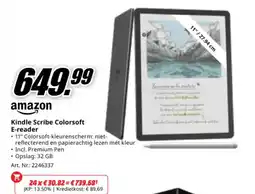 MediaMarkt Kindle Scribe Colorsoft E-reader aanbieding
