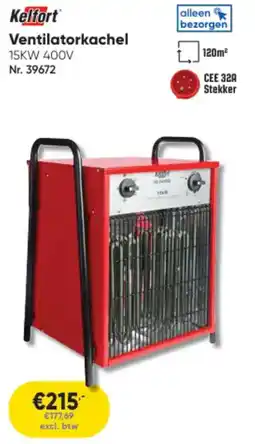 Toolstation Ventilatorkachel aanbieding