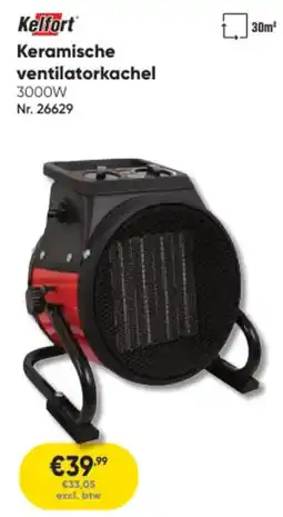 Toolstation Keramische ventilatorkachel aanbieding