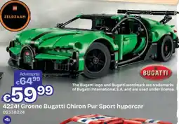 Dreamland Groene Bugatti Chiron Pur Sport hypercar aanbieding