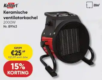 Keramische ventilatorkachel