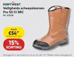 Toolstation Veiligheids scheepslaarzen Pro S3 CI SRC aanbieding