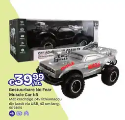 Dreamland Bestuurbare No Fear Muscle Car 1:8 aanbieding