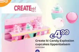Dreamland Create it! Candy Explosion cupcakes lippenbalsem aanbieding