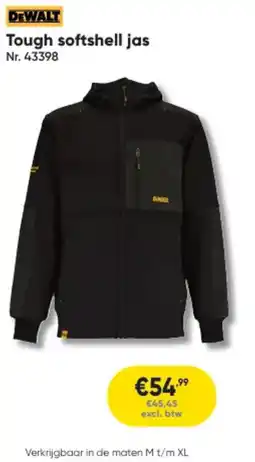 Toolstation Tough softshell jas aanbieding