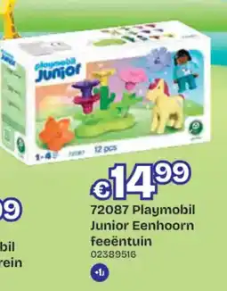 Dreamland Playmobil Junior Eenhorn feeëntuin aanbieding