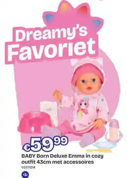 Dreamland Baby born deluxe emma in cozy aanbieding