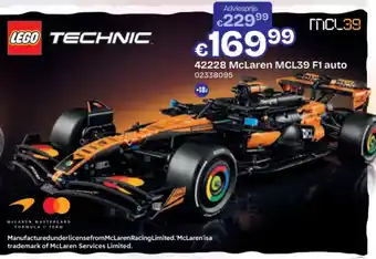 Lego technic mcl39 f1 auto