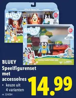Lidl Bluey speelfigurenset met accessoires aanbieding