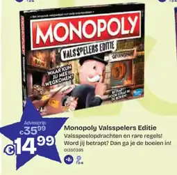 Dreamland Monopoly Valsspelers Editie aanbieding