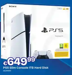 Dreamland ps5 slim console 1tb hard disk aanbieding