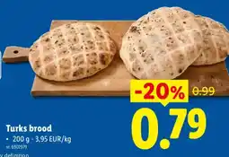 Lidl Turks brood aanbieding