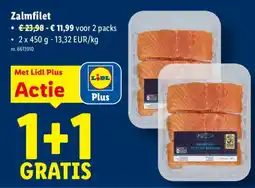 Lidl Zalmfilet aanbieding