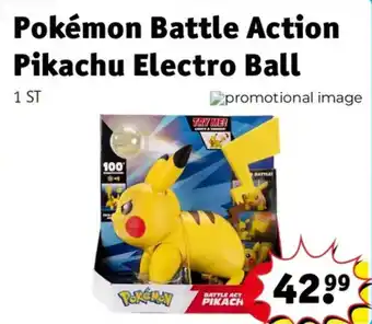 Kruidvat pokemon battle action pikachu electro ball aanbieding