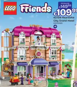 Dreamland Lego friends 42704 heartlake city grand hotel aanbieding