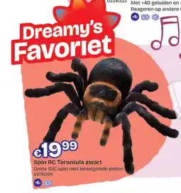 Dreamland Spin RC Tarantula zwart aanbieding